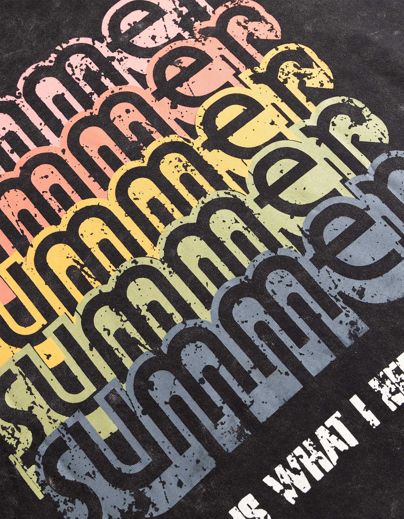 T-Shirt - Print - grau