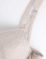 Mar&scaron;kinėliai-liemenėlė - Nėrinių apvadas - smelio spalvos