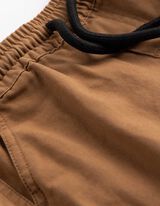 Jogpants - Aufgesetze Taschen - Braun