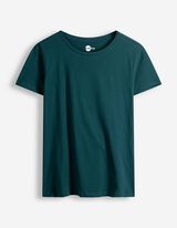 T-Shirt - Rundhals-Ausschnitt - Petrol