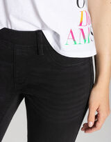 Jegginsy - Efekty prania - czarny