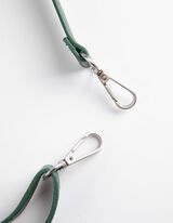 Bauchtasche - Lederoptik - dunkelgr&uuml;n