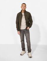 Softshelljacke - Stehkragen - dunkelgr&uuml;n