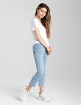 Pantalone 3/4 - Rastegljivo - svetlo-plava