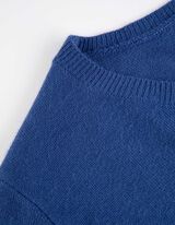 Bluză de corp cu m&acirc;necă lungă - Tricotaje - Albastru inchis