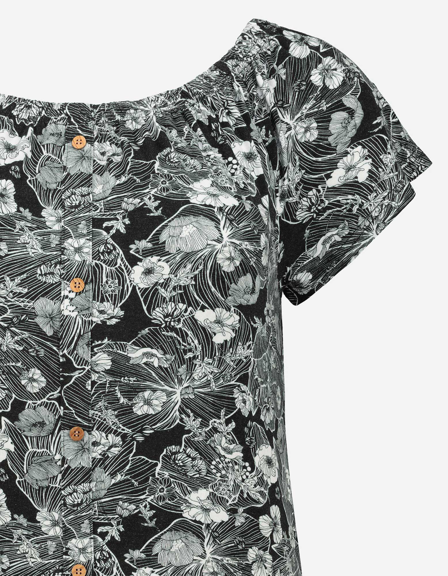 Damen Blusenshirt - Viskose-Mix 