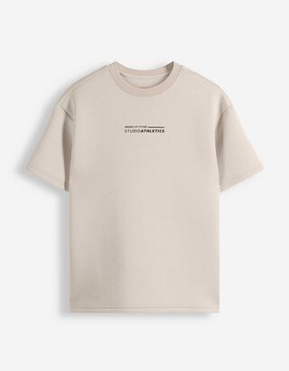 T-Shirt - Scuba - beige