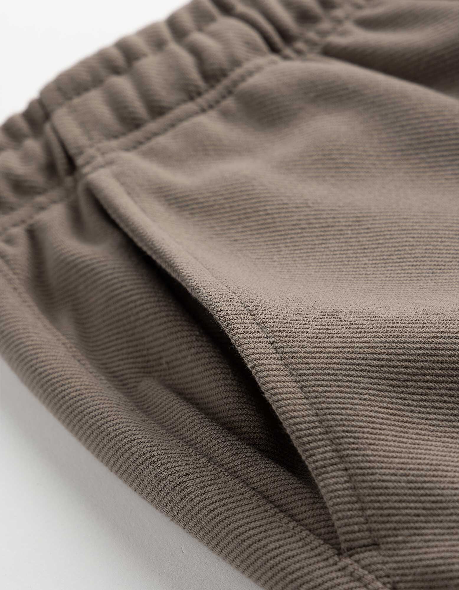 Jogpants - Kn&ouml;chellang - Braun