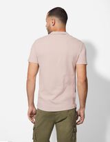 Poloshirt - Wafelstructuur - beige