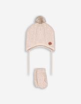 Kalap &eacute;s kesztyű k&eacute;szlet - k&aacute;belk&ouml;t&eacute;s - b&eacute;zs