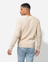 Pullover - Estremità arrotolate - beige