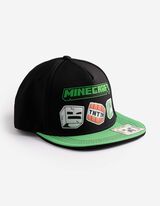 Basecap - Minecraft - Schwarz