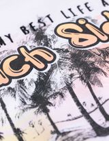 T-Shirt - Stickerei - weiß