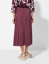 Gonna - Plissee - lilla scuro