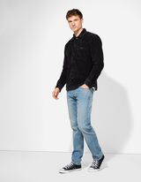 Farmernadr&aacute;g - Szűk&uuml;lő fazon - k&eacute;k