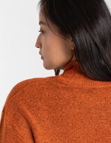 Pullover - Collo alla coreana - arancione