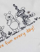 Bodist ja l&uuml;hikestest p&uuml;kstest koosnev komplekt - Karupoeg Puhh - valge