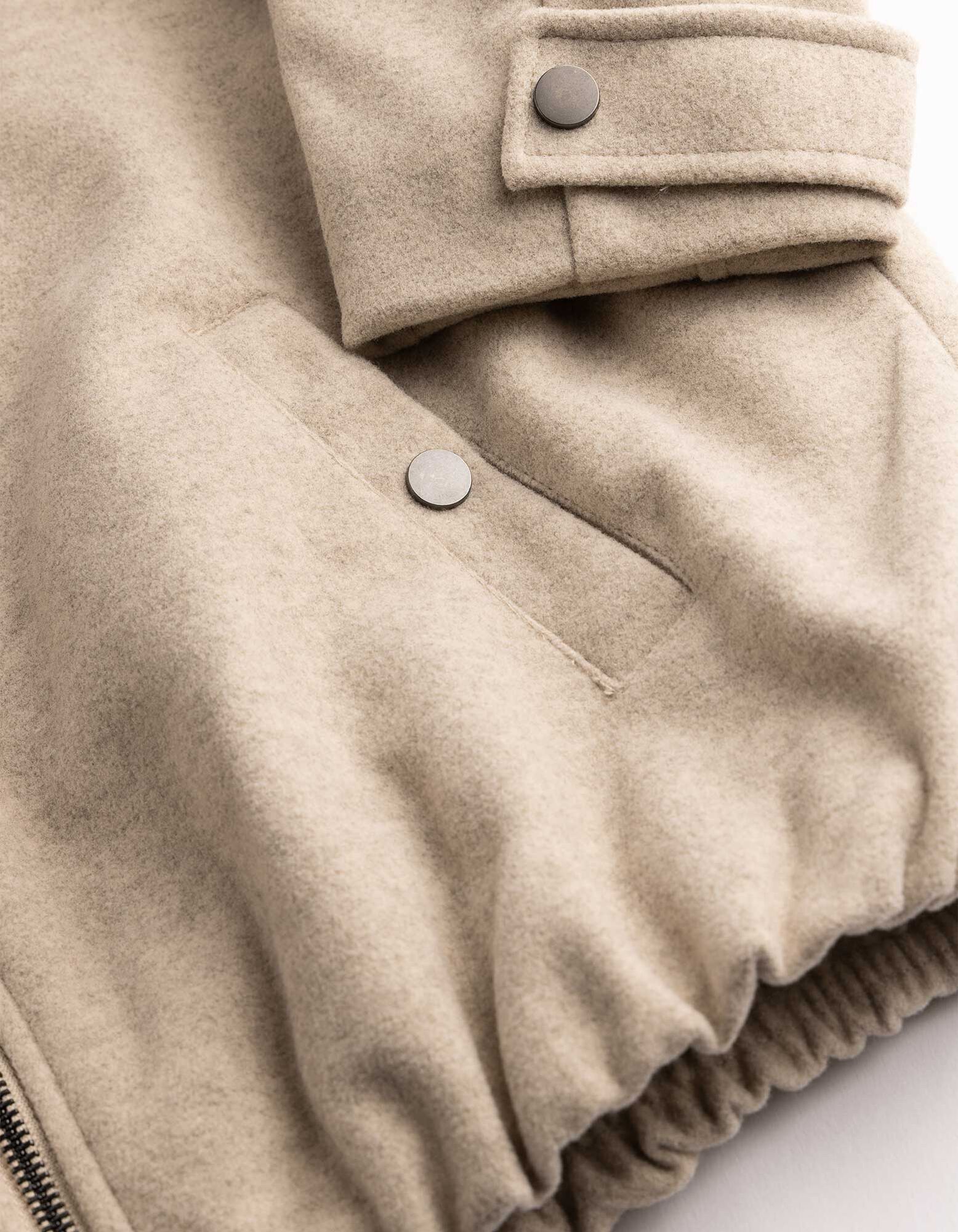Blouson - Oversized Fit - Beige