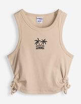 Top - Cut-outs - Beige