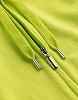 Sweatjacke - Kapuze mit Tunnelzug - gr&uuml;n