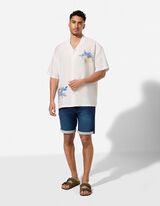 Hemd - Print - Wei&szlig;