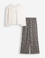 Pyjama set van shirt en broek - Motief all-over - Veelkleurig