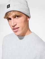 Čepice - Ohrnutý lem - seda