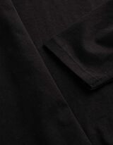 Langarmshirt - Baumwolle - Schwarz