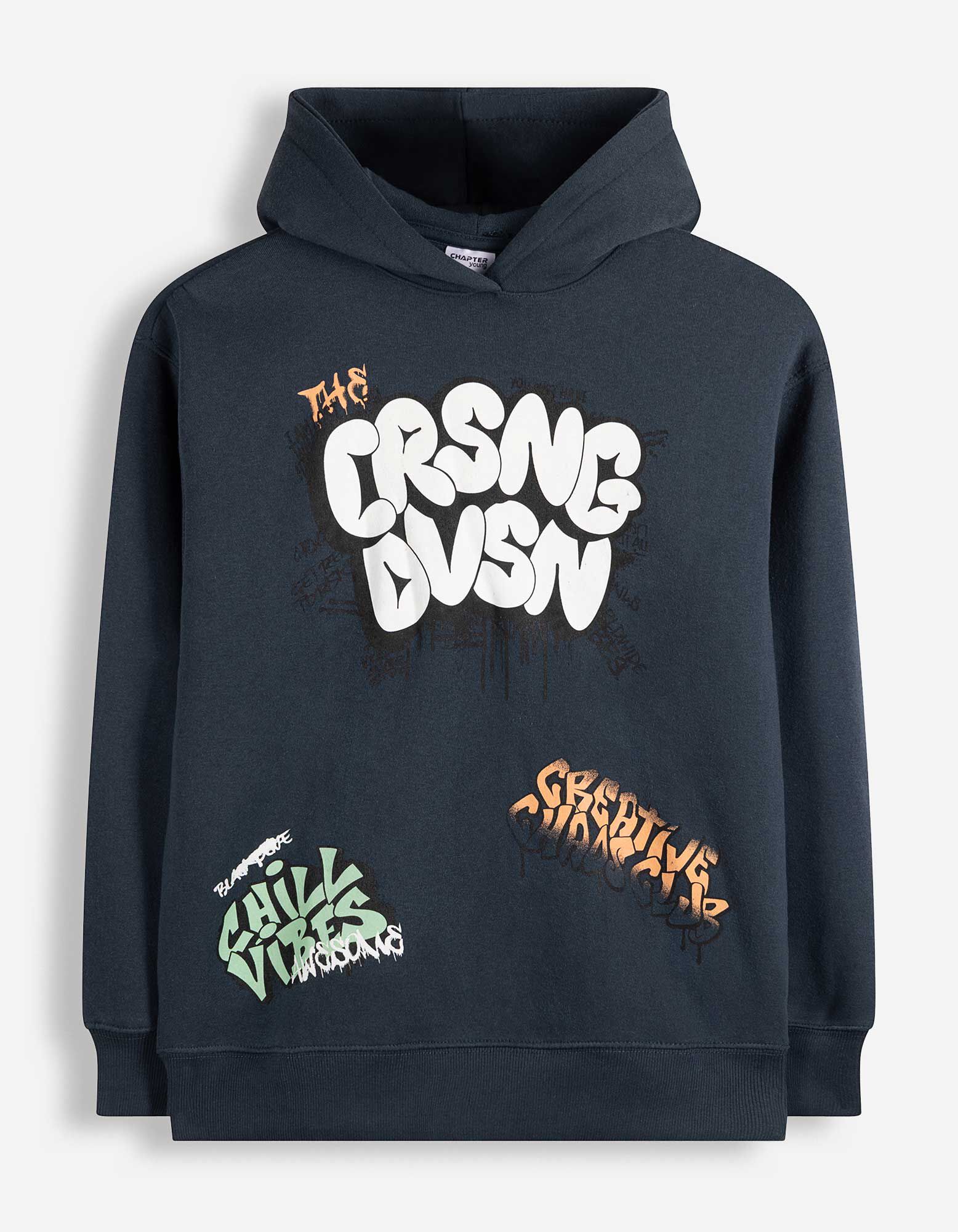 Sweatshirt - Oversized Fit - Dunkelblau