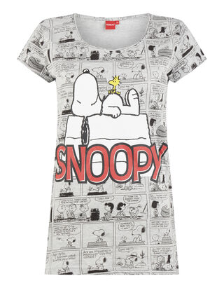 Damen T-Shirt mit Peanuts-Print