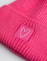 Bobble hat - ruzicasta