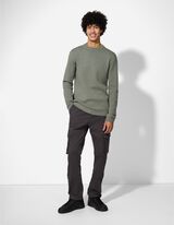 Pullover - Viskose - dunkelgrün