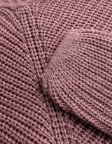 Strickpullover - V-Ausschnitt - Beere