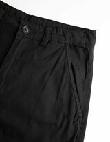 Kelnės su kišenėmis - Platūs - juodas