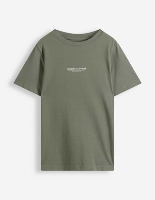 T-Shirt - Piqu&eacute; - dunkelgr&uuml;n