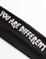 Longsleeve - Print op rug - donkergrijs