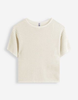 Pullover - Oversized Fit - wei&szlig;