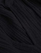 Bluse - Musselin - schwarz