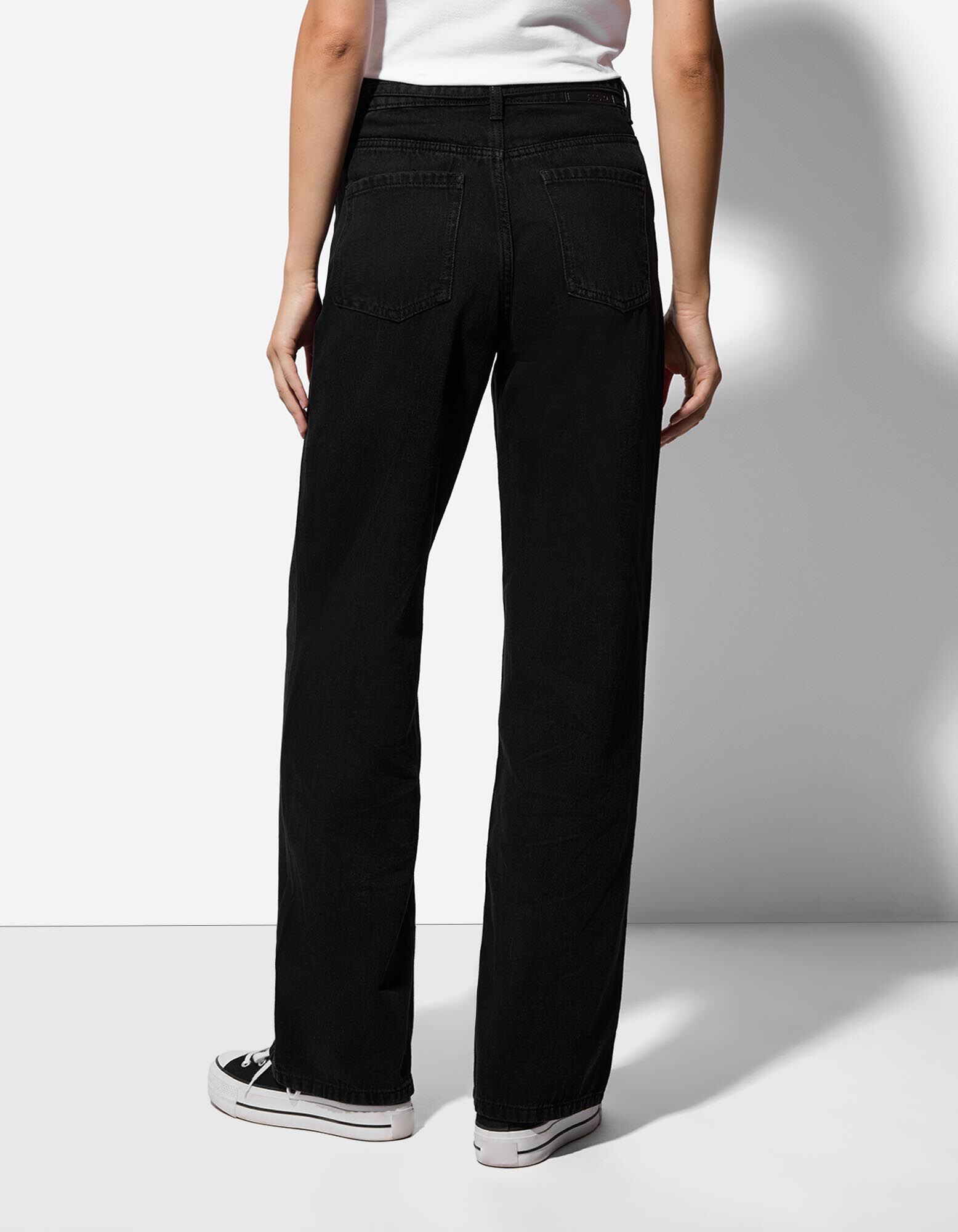 Jeans - Straight Fit - schwarz