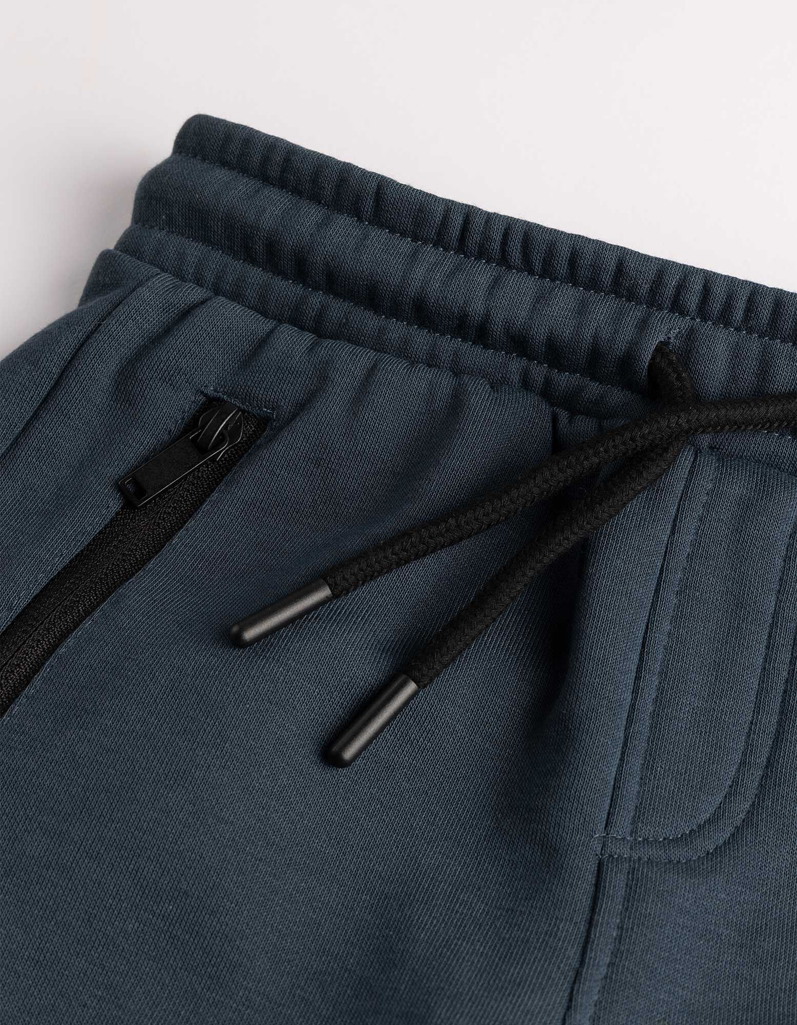Pantaloni jogging - Imprimeu - Albastru &icirc;nchis