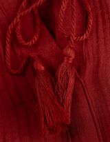 Bluse - Baumwolle - dunkelrot