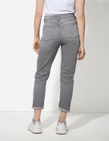 dżinsy - Girlfriend Fit - szary