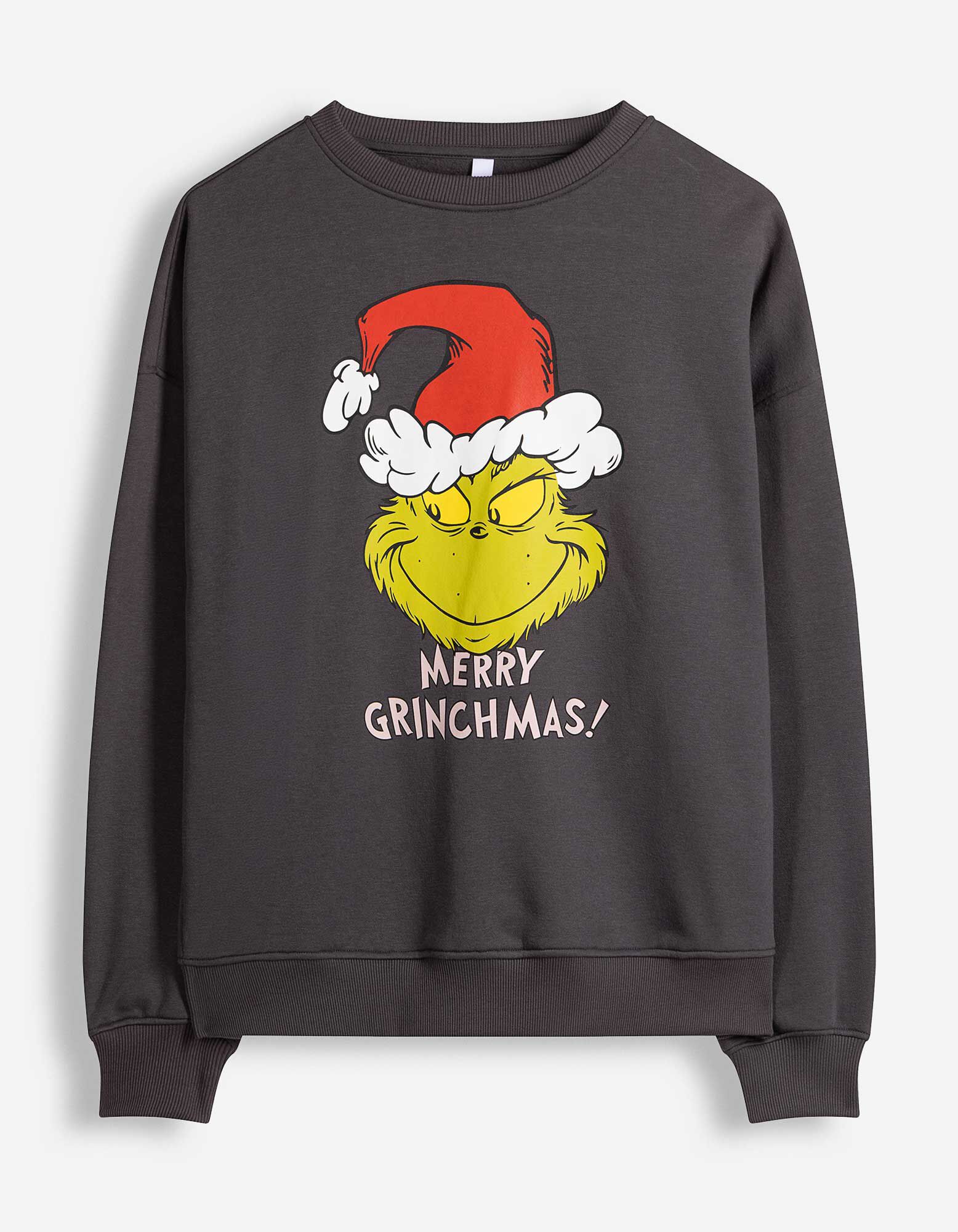 Sweatshirt - Grinch - Donkergrijs