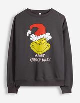 Sweatshirt - Grinch - Donkergrijs