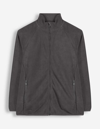 Fleecejacke - Oversized Fit - Dunkelgrau