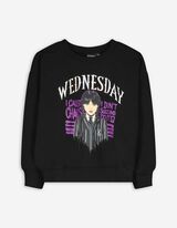 Sweatshirt - Wednesday - schwarz