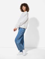 Pulover - Vezenina - belo