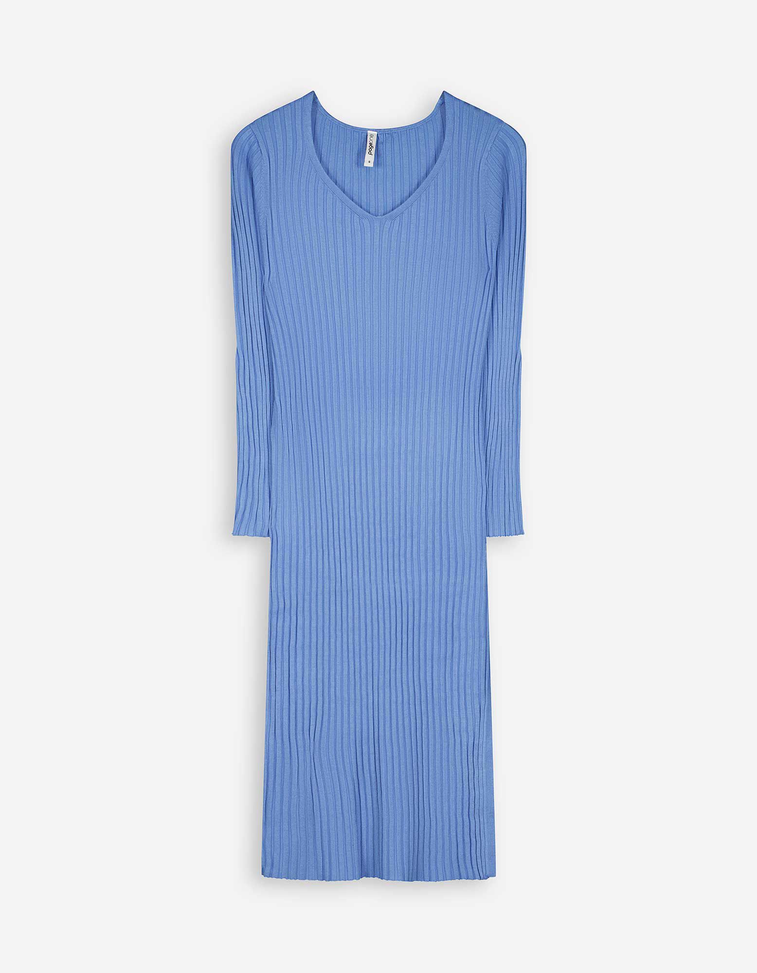Robe pull LENZING ECOVERO Bleu Takko Fashion