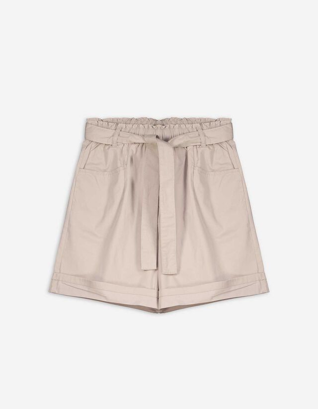 Short - Strikceintuur - beige