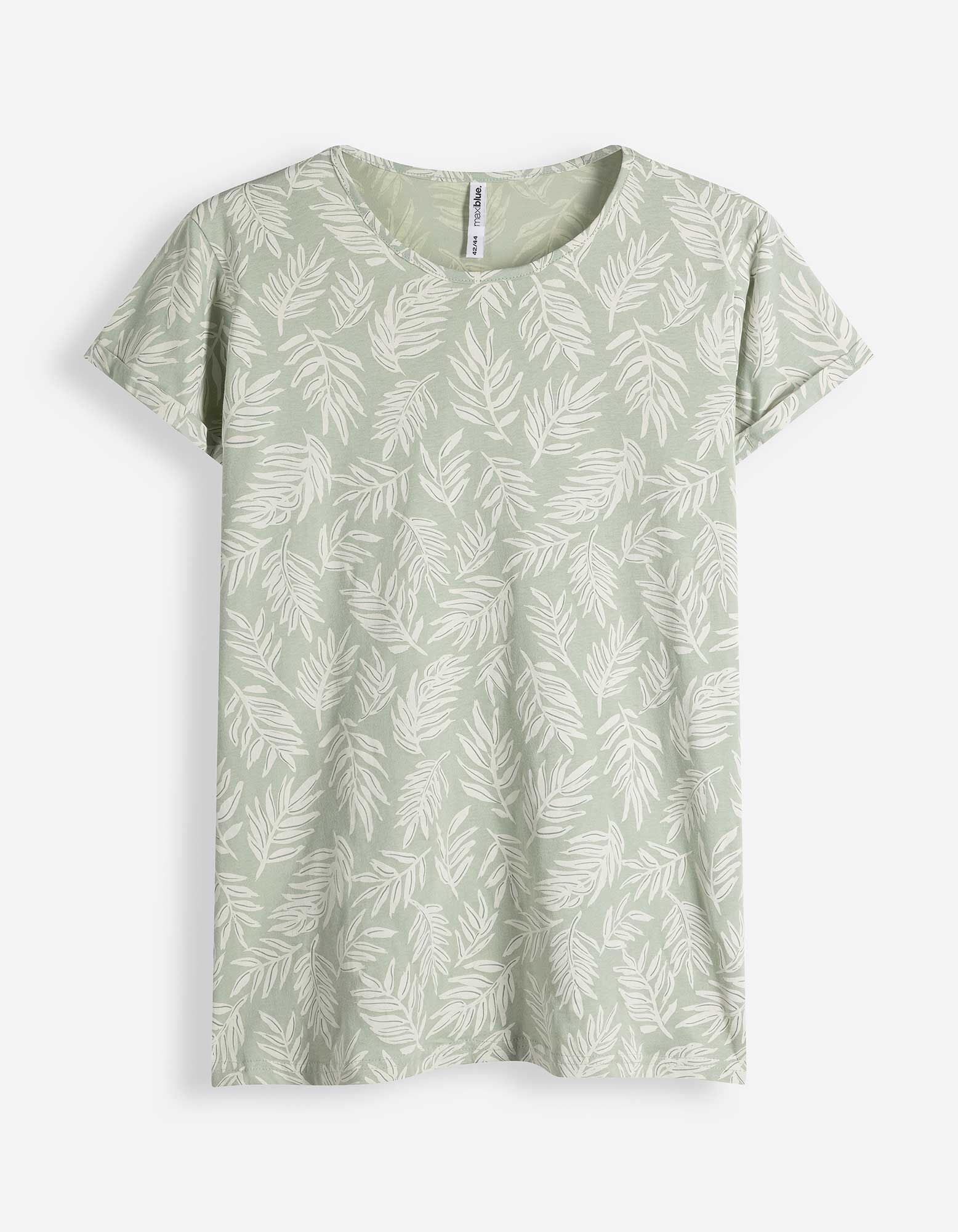 Tricou - Imprimeu allover - Verde